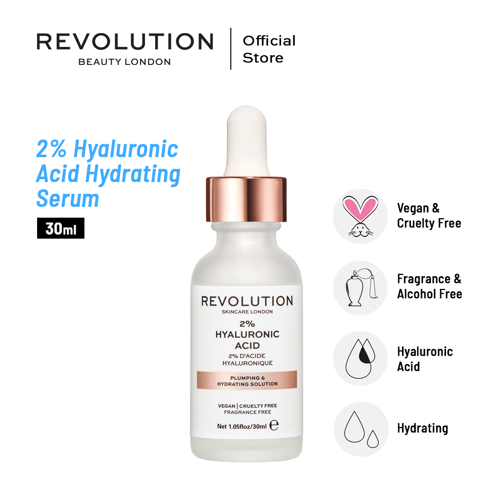 Revolution Skincare 2% Hyaluronic Acid Hydrating Serum 30ml
