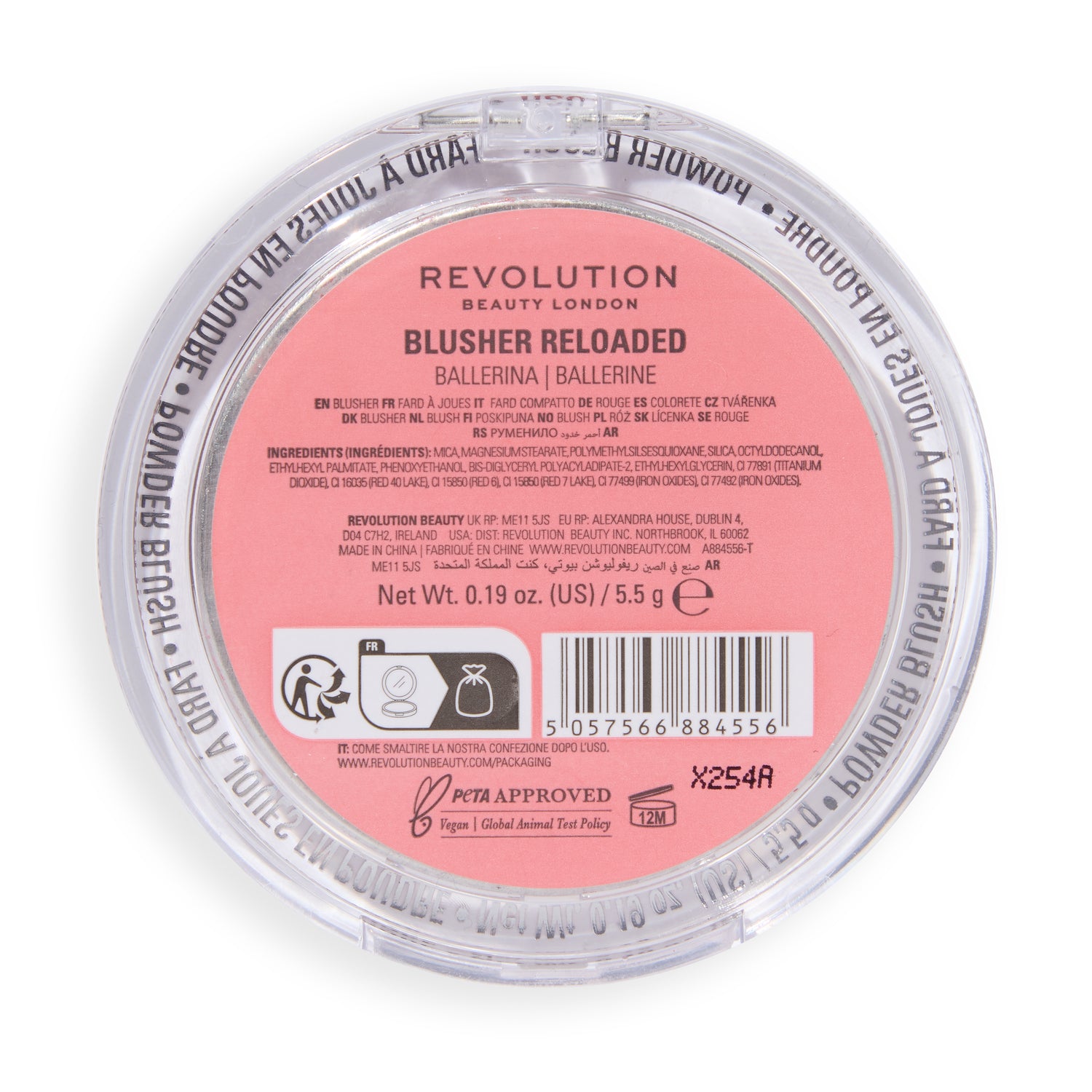 Makeup Revolution Blusher Reloaded Ballerina