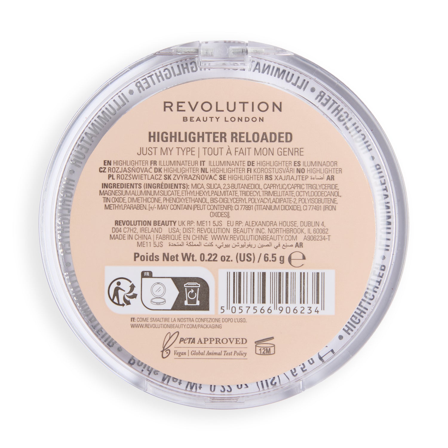 Makeup Revolution Reloaded Highlighter Just My Type 6.5gm