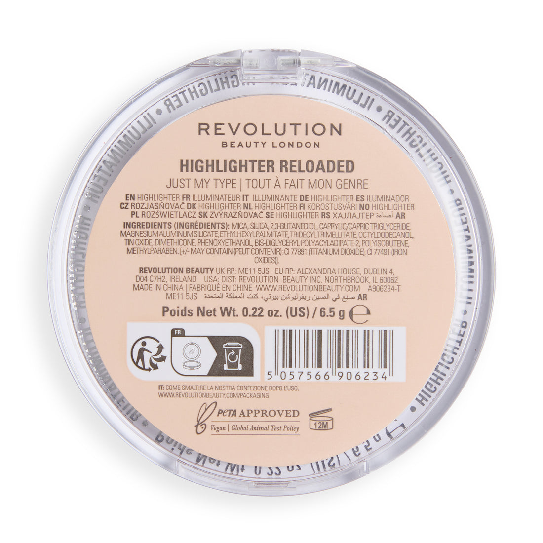 Makeup Revolution Reloaded Highlighter Just My Type 6.5gm