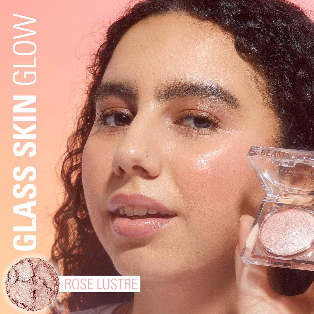 Makeup Revolution Beam Bright Highlighter Rose Lustre