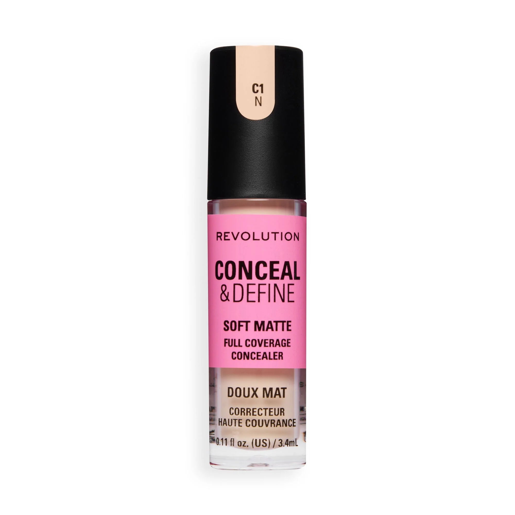 Revolution Conceal And Define Full Coverage Concealer C1N 3.4ml