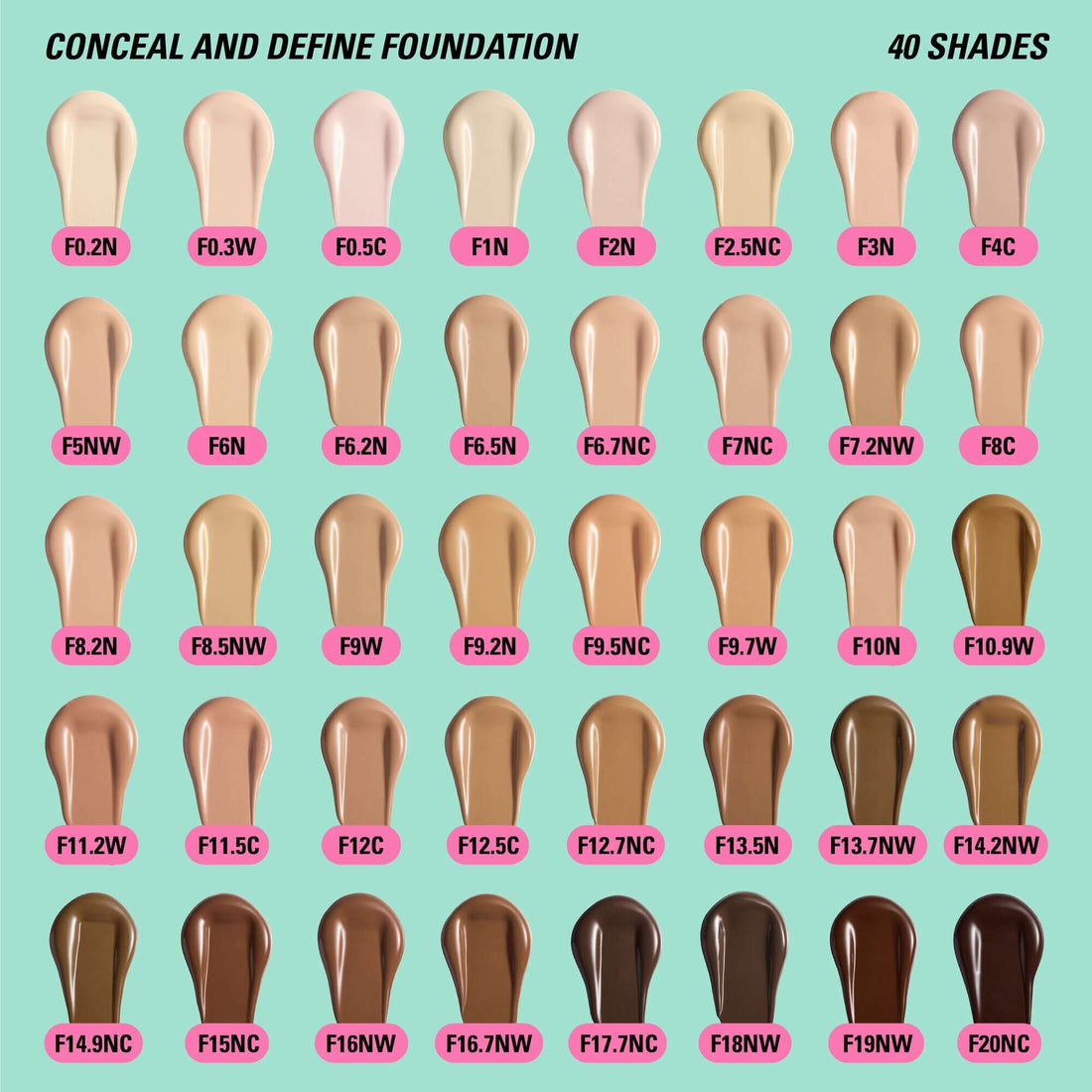 Revolution Conceal & Define Soft Matte Tube Foundation F0.5C 23ml