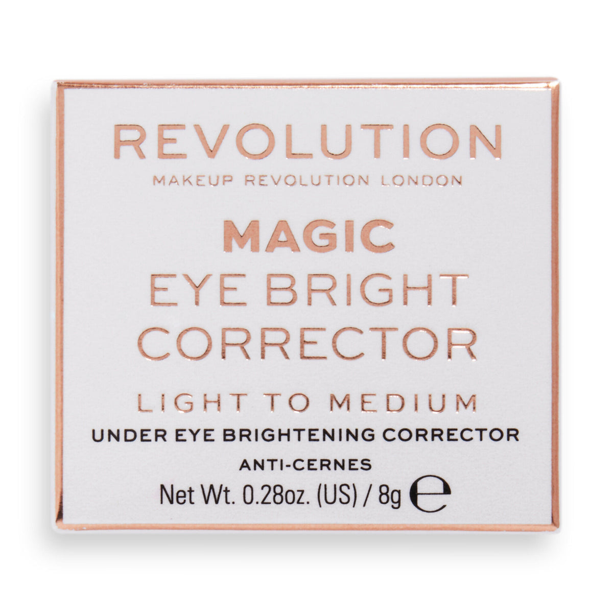 Makeup Revolution Eye Bright Under Eye Corrector Light to Medium 8gm