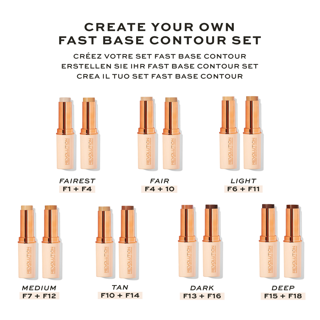 Makeup Revolution Fast Base Stick Foundation