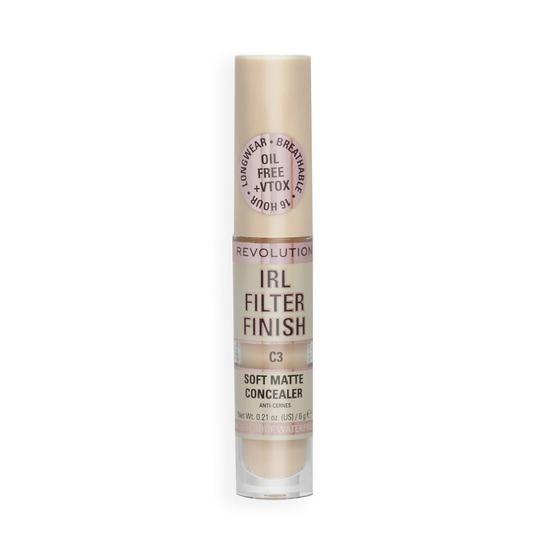 Makeup Revolution IRL Filter Finish Concealer C3 6gm