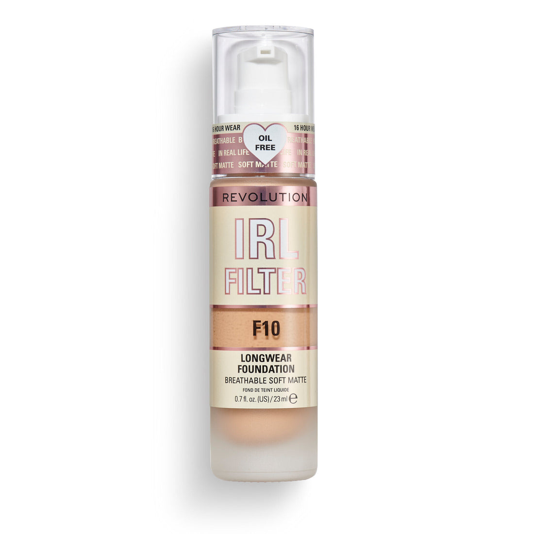 Makeup Revolution IRL Filter Longwear Foundation F10 23ml