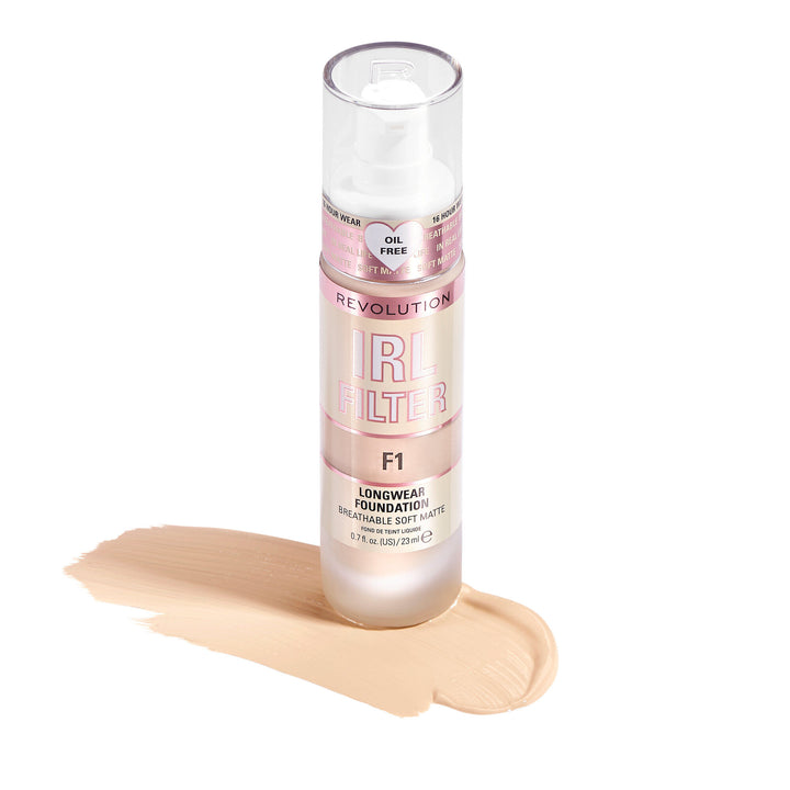 Makeup Revolution IRL Filter Longwear Foundation F1 23ml