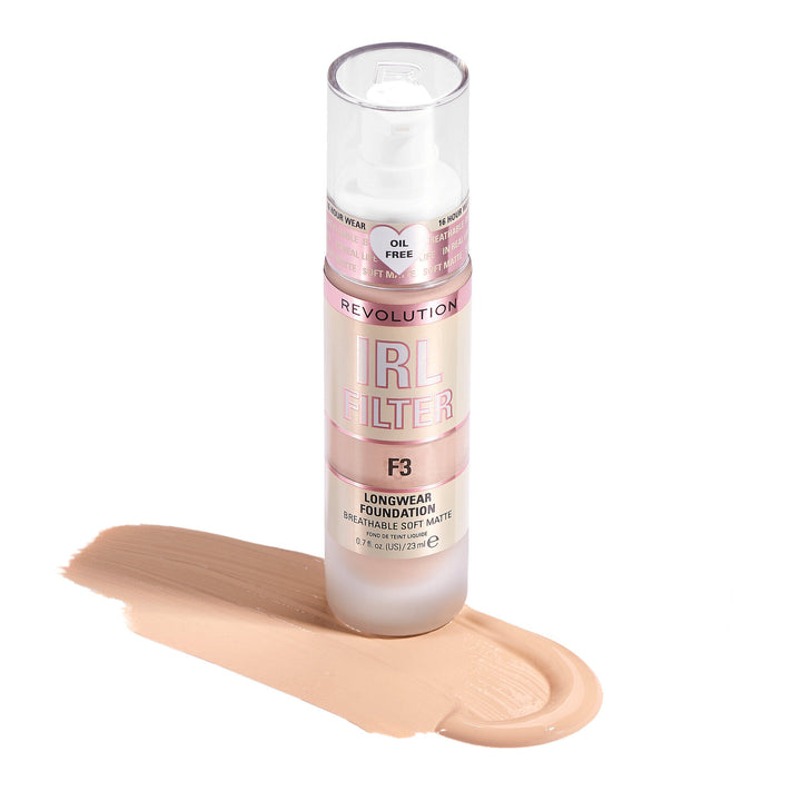 Makeup Revolution IRL Filter Longwear Foundation F3 23ml