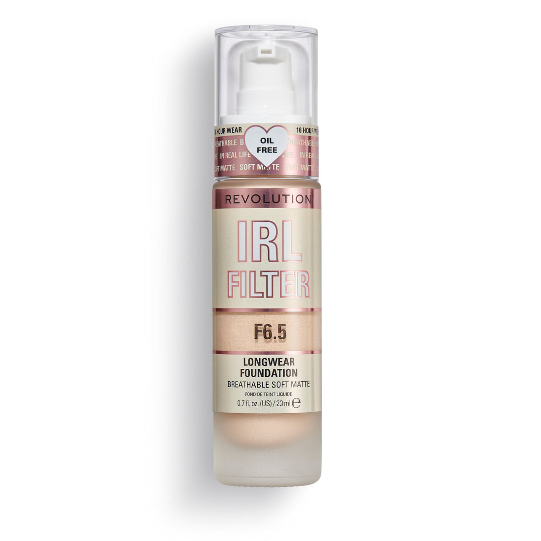 Makeup Revolution IRL Filter Longwear Foundation F6.5 23ml