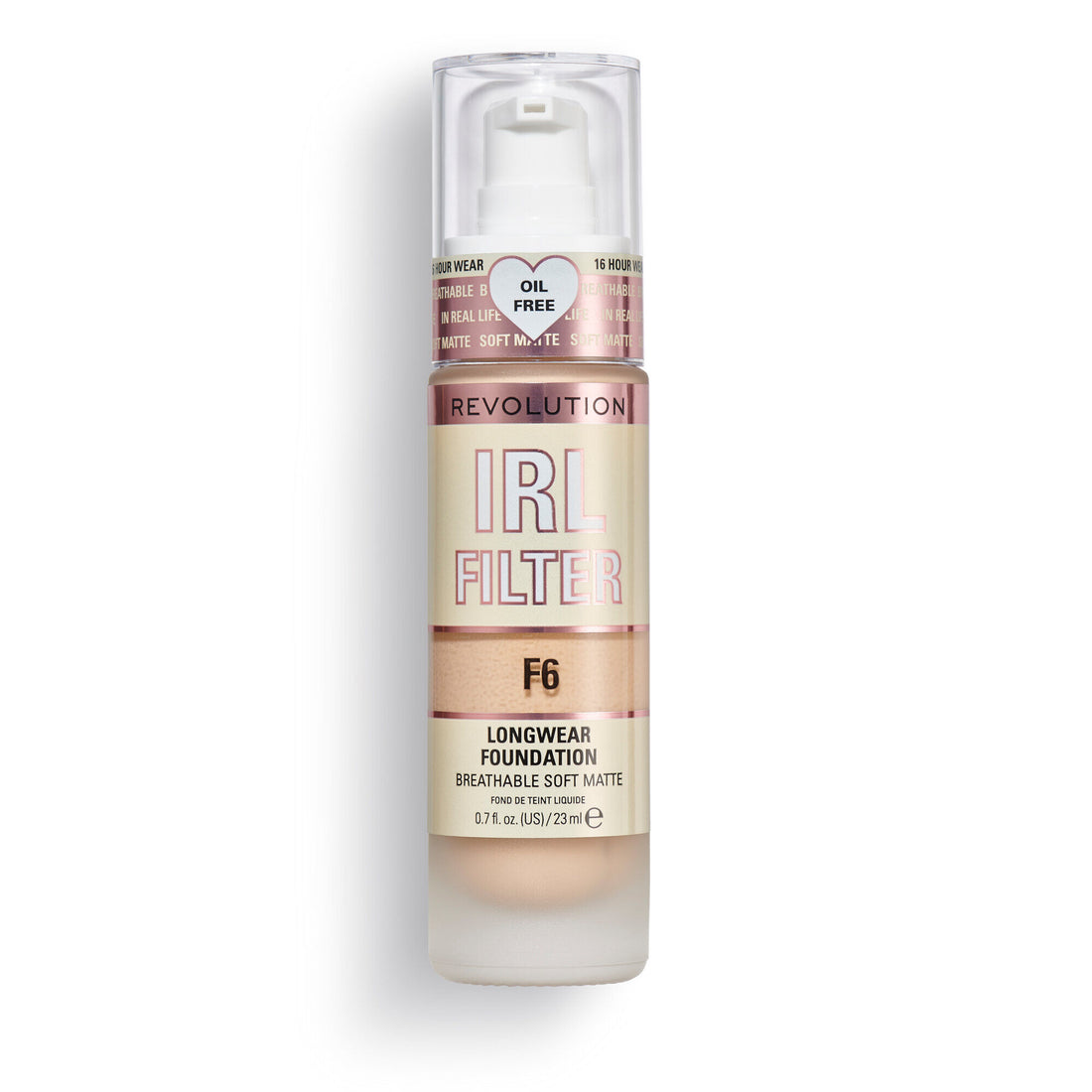 Makeup Revolution IRL Filter Longwear Foundation F6 23ml