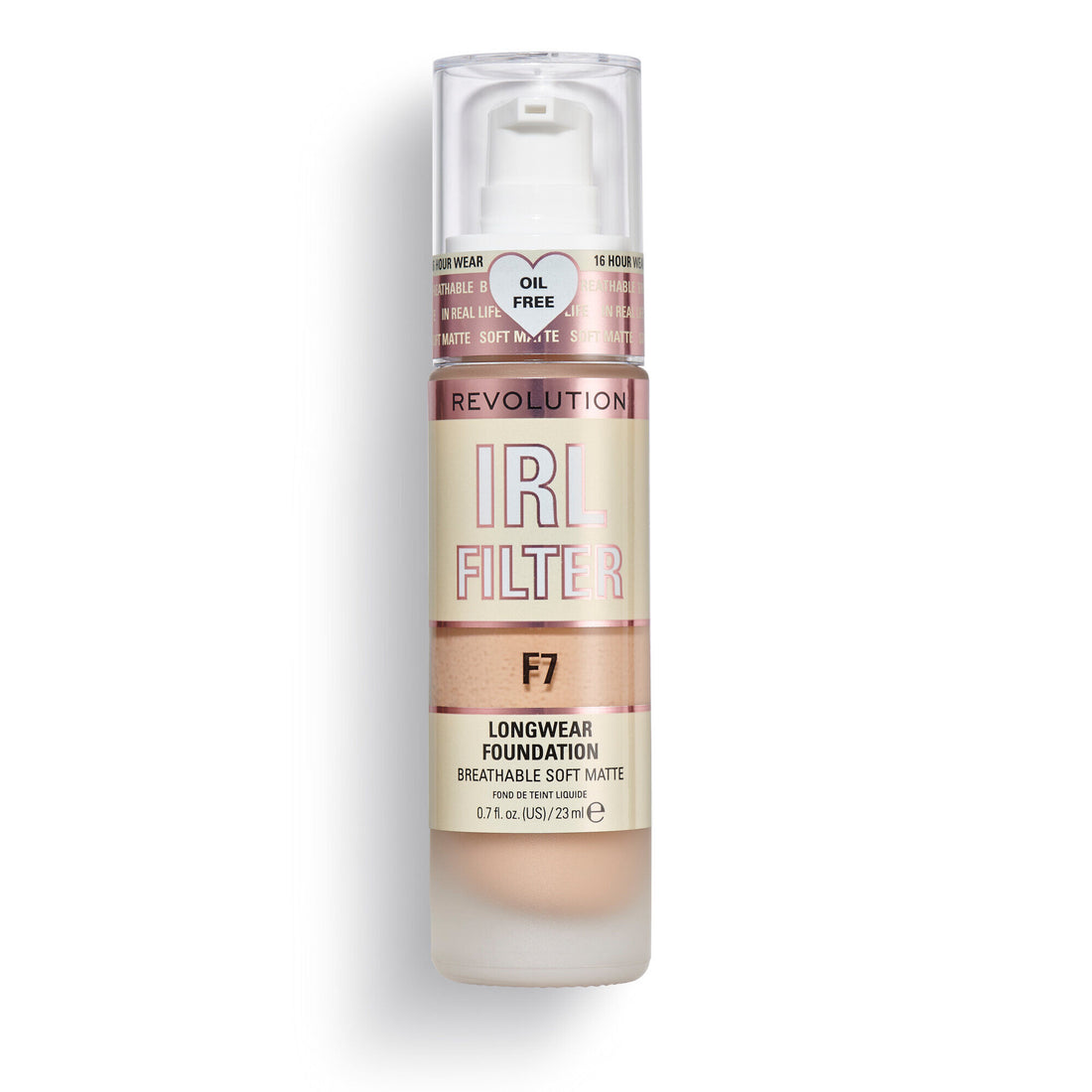 Makeup Revolution IRL Filter Longwear Foundation F7 23ml