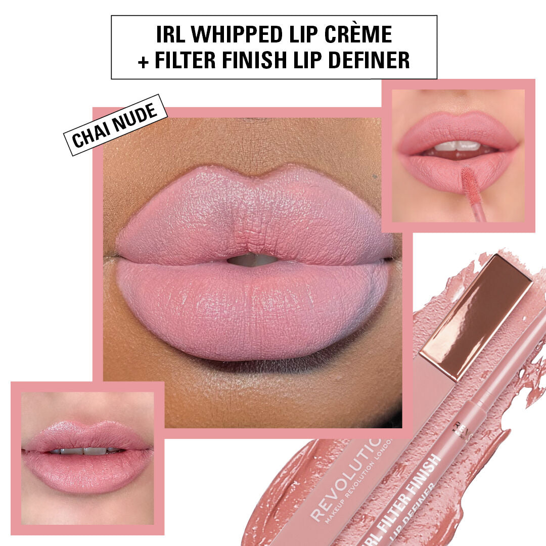 Makeup Revolution IRL Whipped Lip Crème Chai Nude