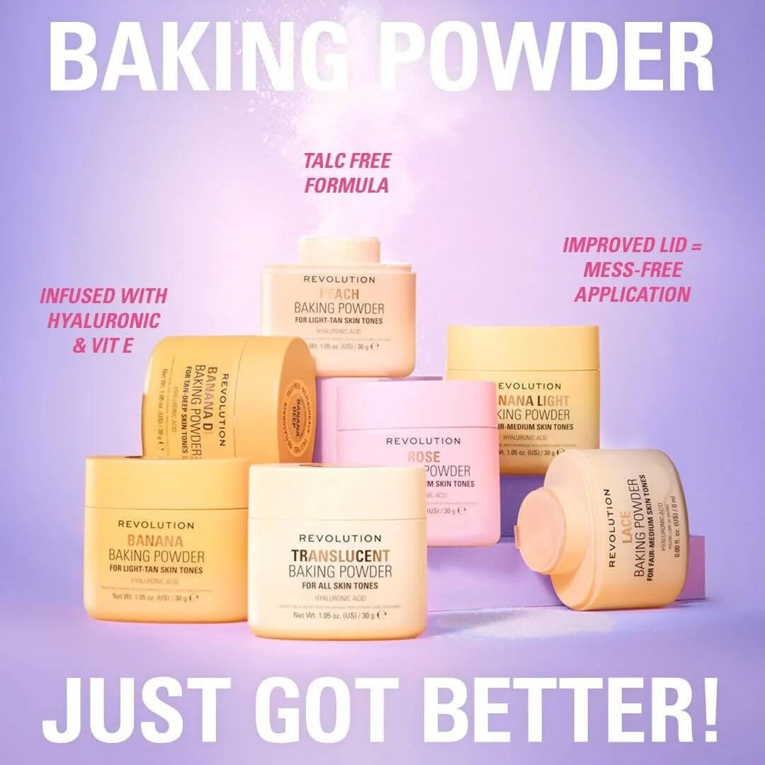 Makeup Revolution Loose Baking Powder Banana 30gm