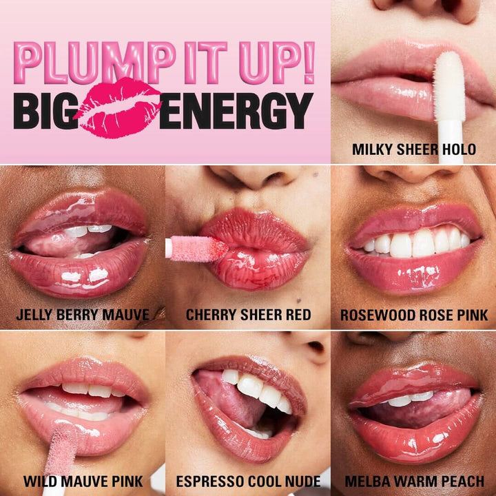 Makeup Revolution Pout Bomb Plumping Gloss Melba Warm Peach
