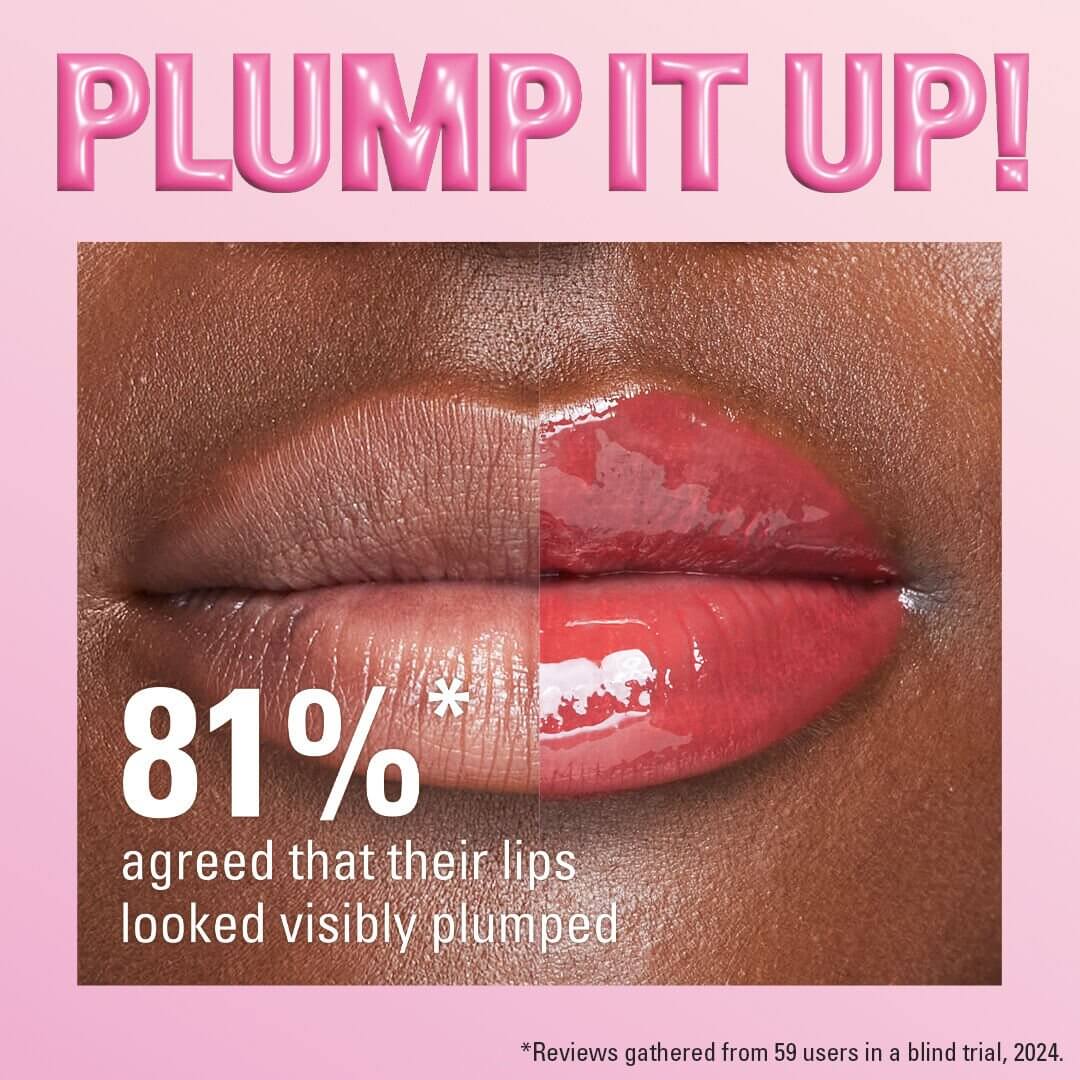 Makeup Revolution Pout Bomb Plumping Gloss Melba Warm Peach