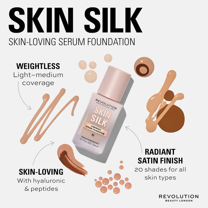 Makeup Revolution Skin Silk Serum Foundation 23ml