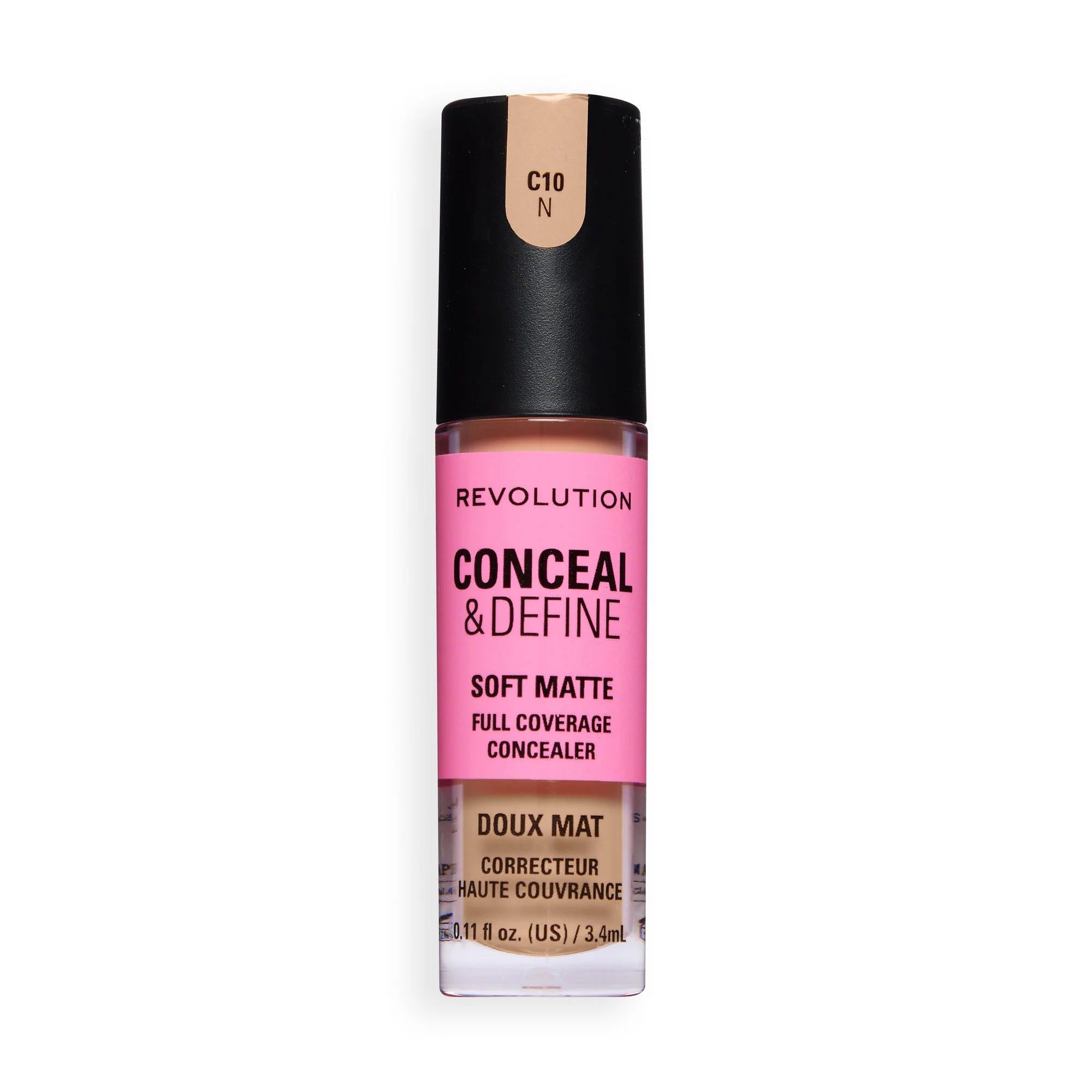 Revolution Conceal And Define Full Coverage Concealer C10N 3.4ml