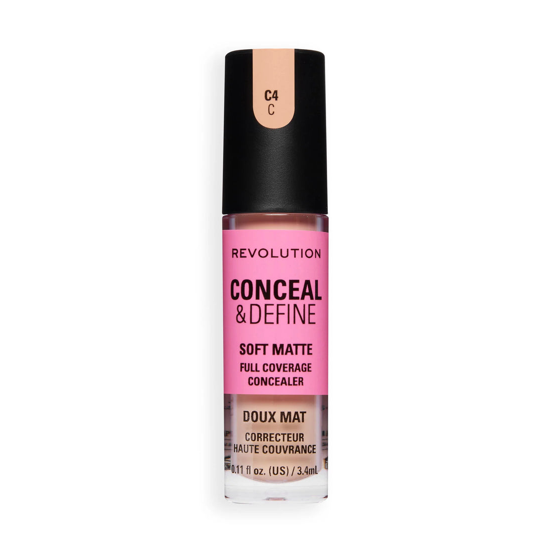 Revolution Conceal And Define Full Coverage Concealer C4C 3.4ml