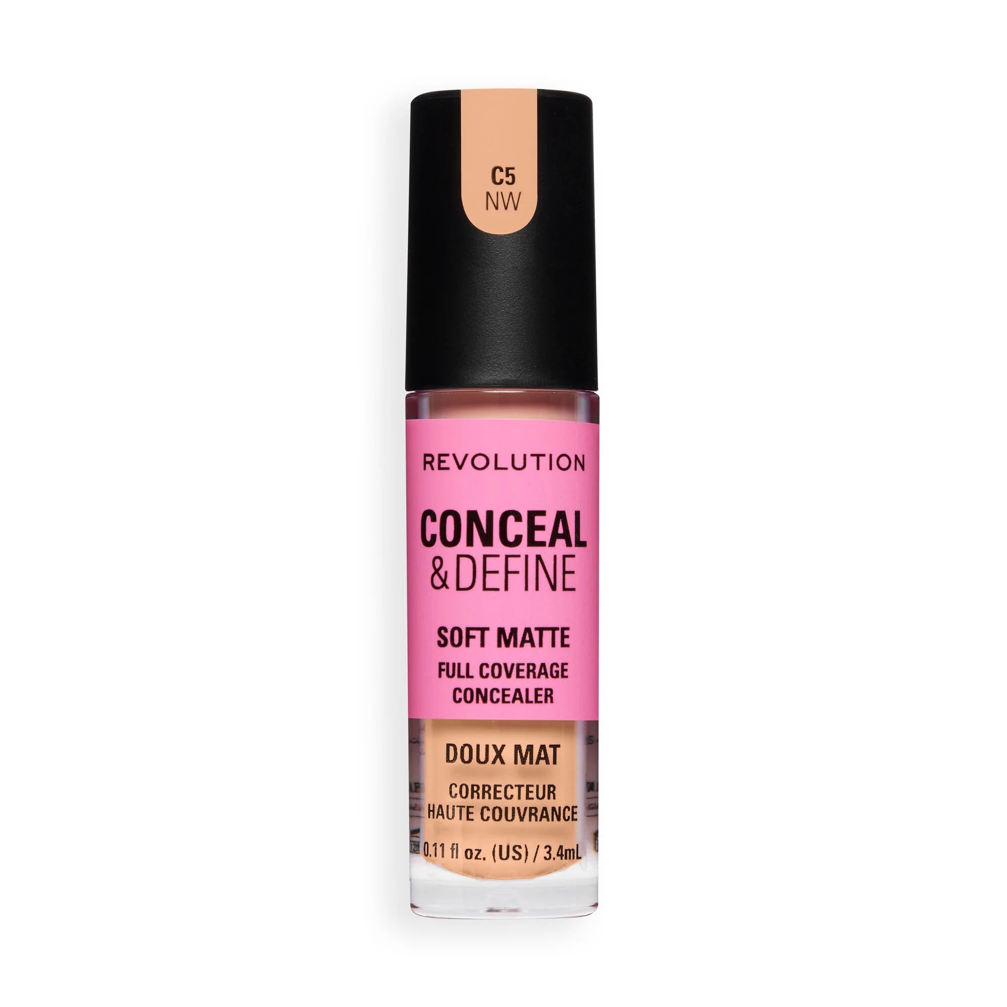 Revolution Conceal And Define Full Coverage Concealer C5NW 3.4ml
