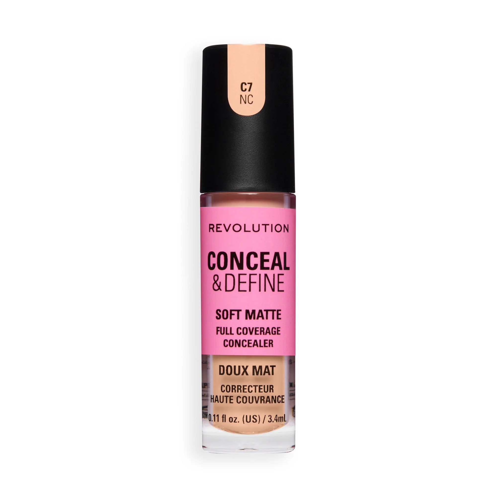 Revolution Conceal And Define Full Coverage Concealer C7NC 3.4ml