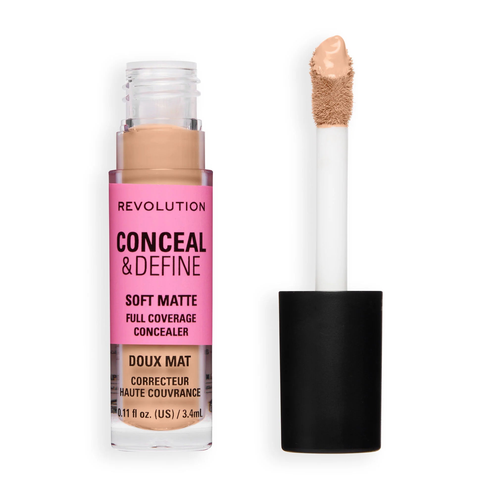 Revolution Conceal And Define Full Coverage Concealer C7NC 3.4ml