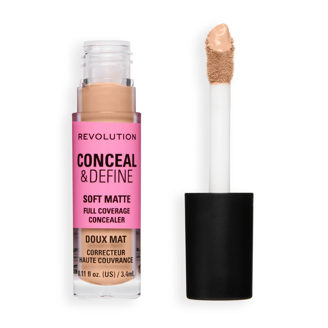 Revolution Conceal And Define Full Coverage Concealer C7NC 3.4ml