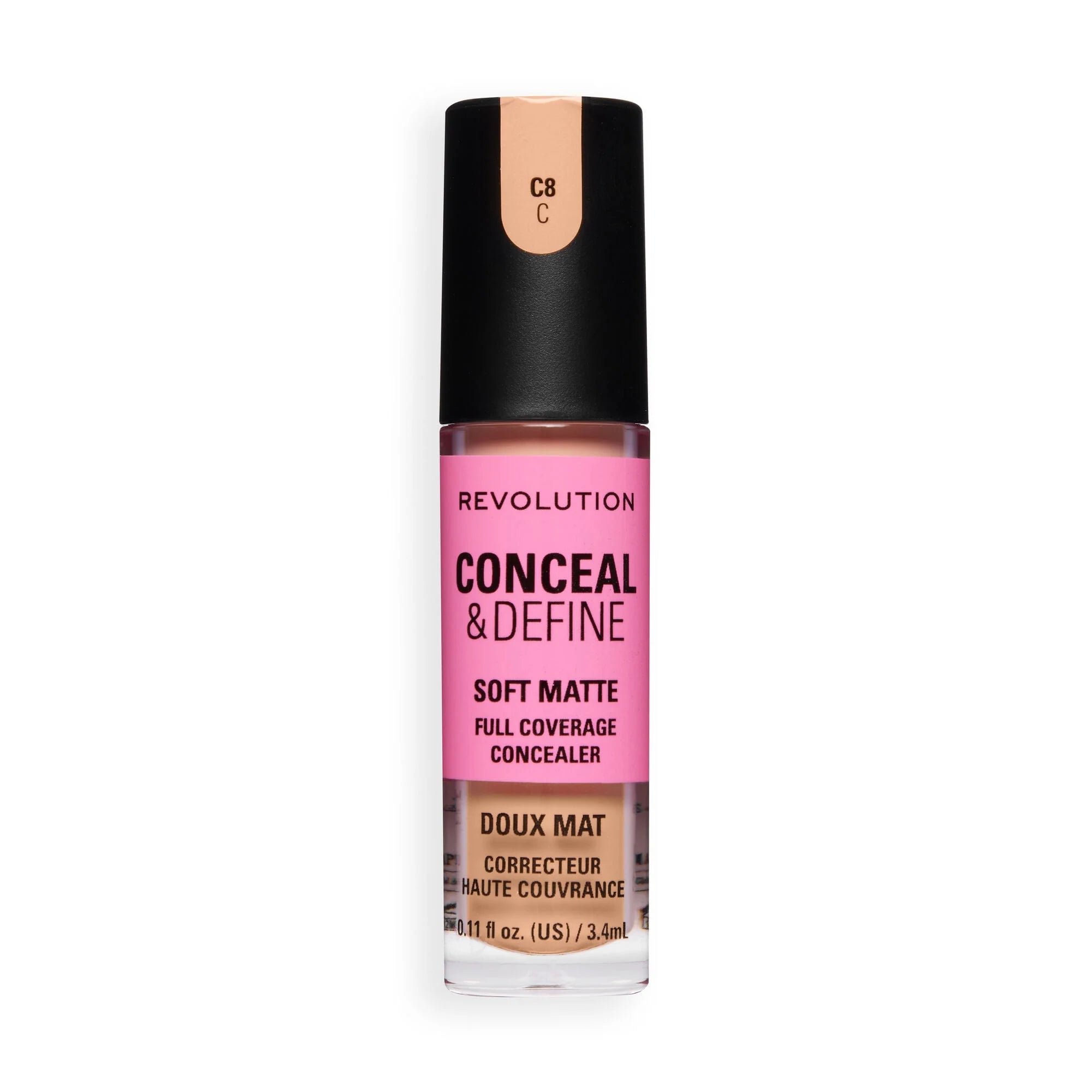 Revolution Conceal And Define Full Coverage Concealer C8C 3.4ml