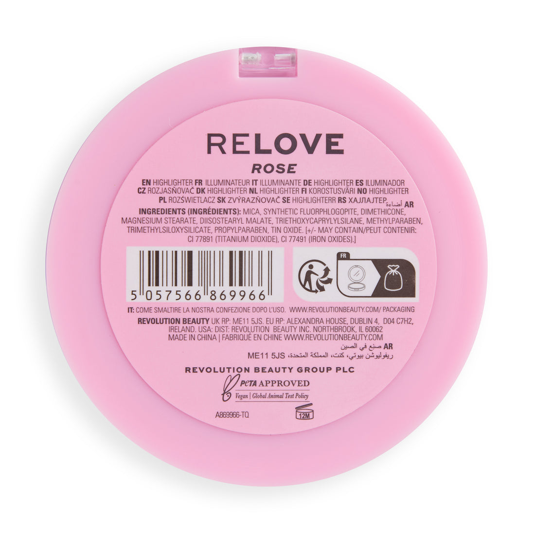 Relove By Revolution Super Highlighter Rose 6gm