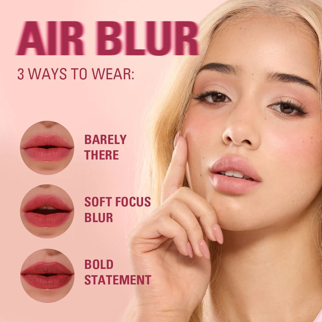Revolution Air Blur Matte Liquid Lipstick Peachy