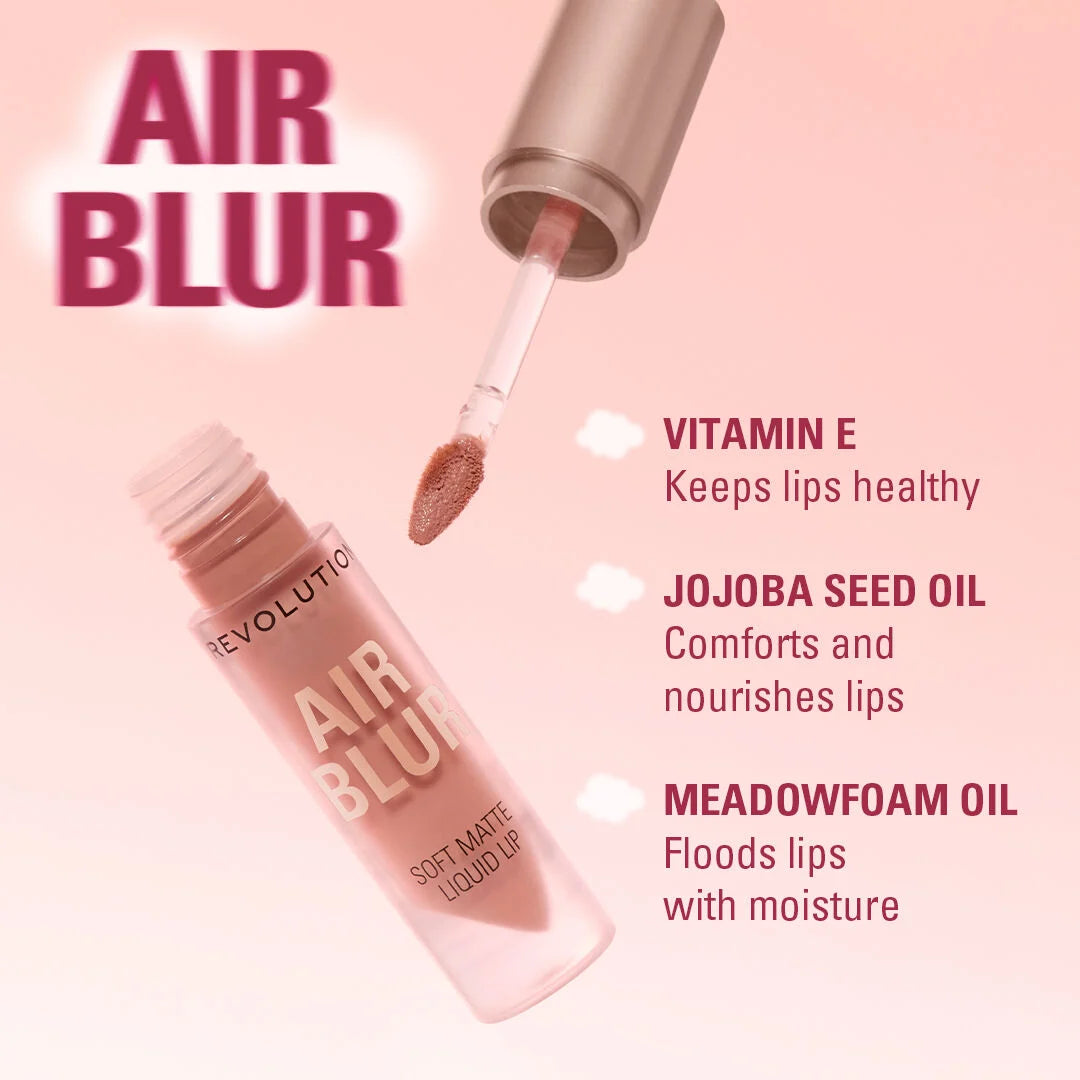 Revolution Air Blur Matte Liquid Lipstick Whisper