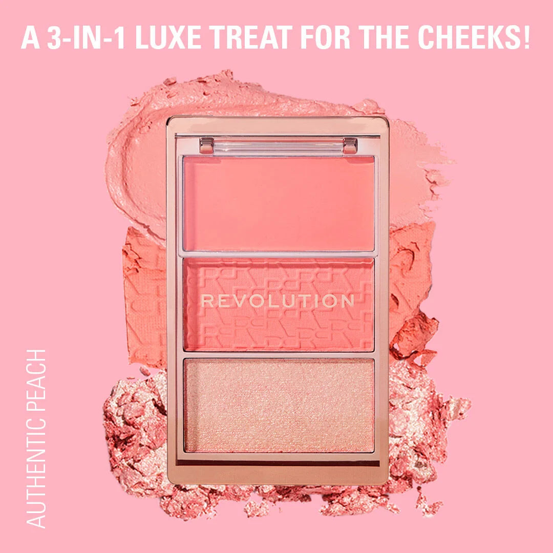 Revolution Blush Icon Palette Authentic Peach