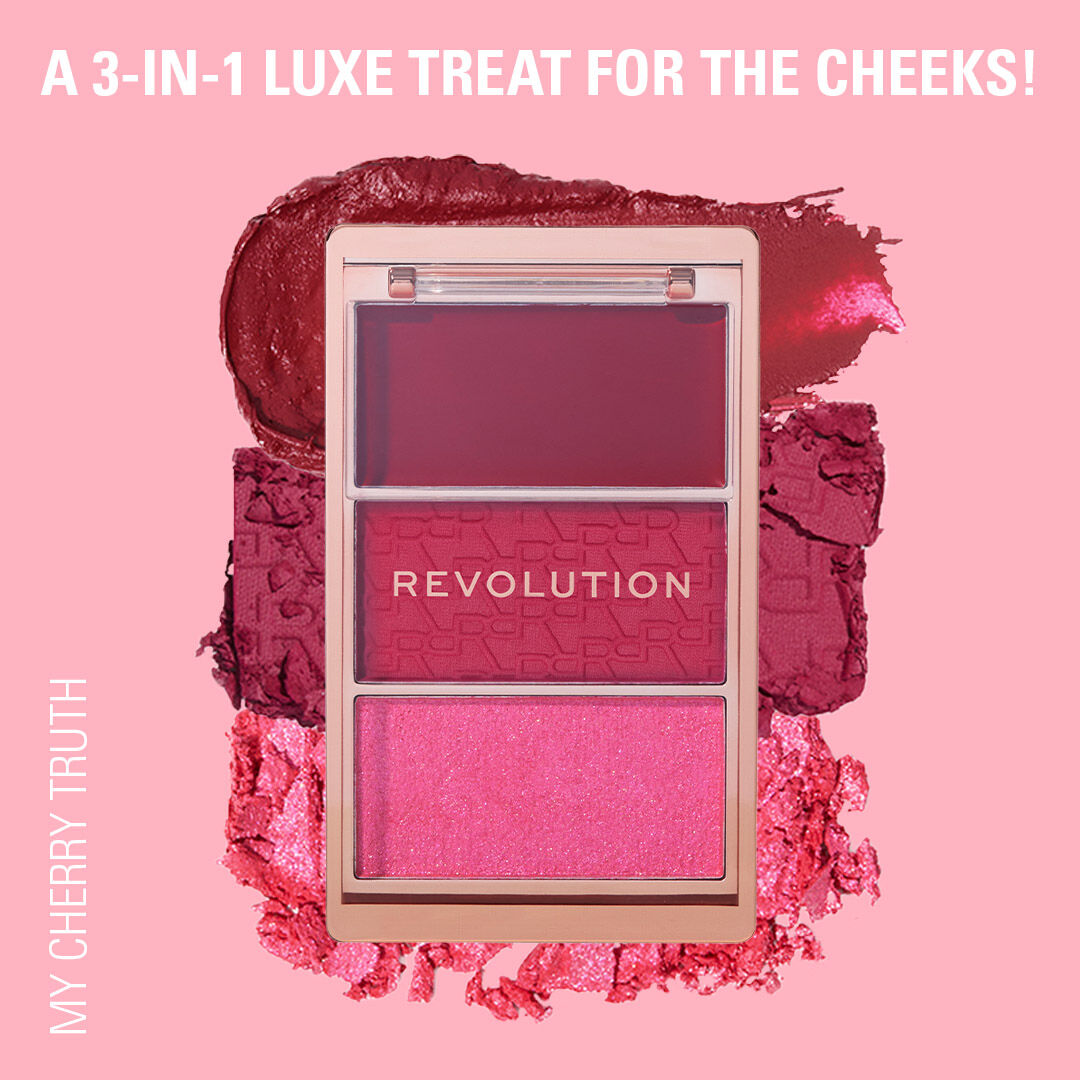 Revolution Blush Icon Palette My Cherry Truth