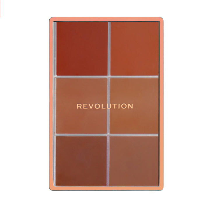 Revolution Everything Base Face Icon Complexion Palette Dark 5gm