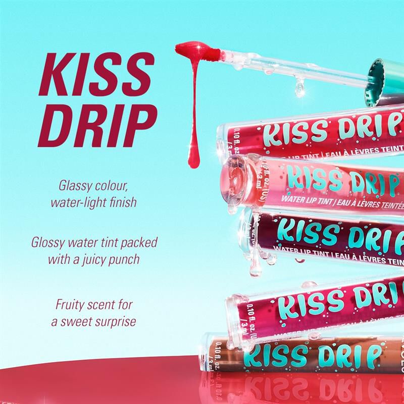 Revolution Kiss Drip Water Lip Tint Peach Fizz 3ml
