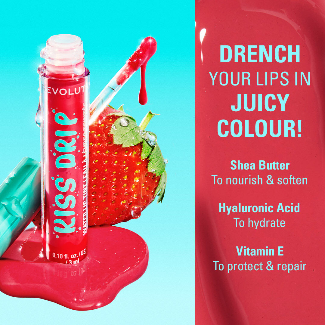 Revolution Kiss Drip Water Lip Tint Peach Fizz 3ml
