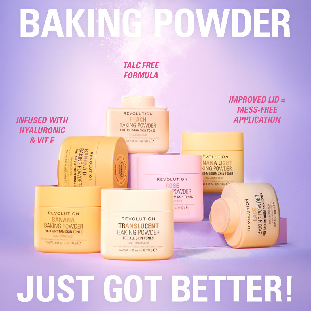 Makeup Revolution Loose Baking Powder Translucent 30gm