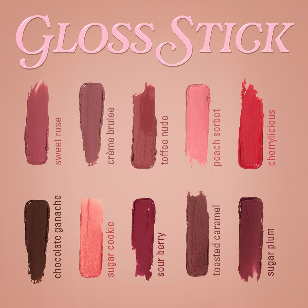 Revolution Pout Lip Gloss Stick Shimmer Sugar Cookie Pink