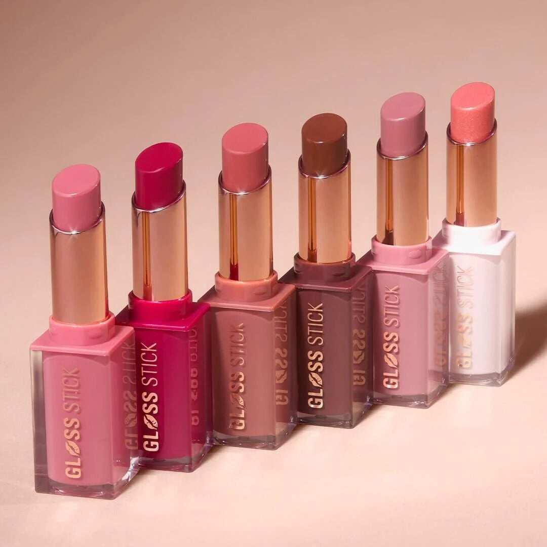 Revolution Pout Lip Gloss Stick Shimmer Toasted Caramel