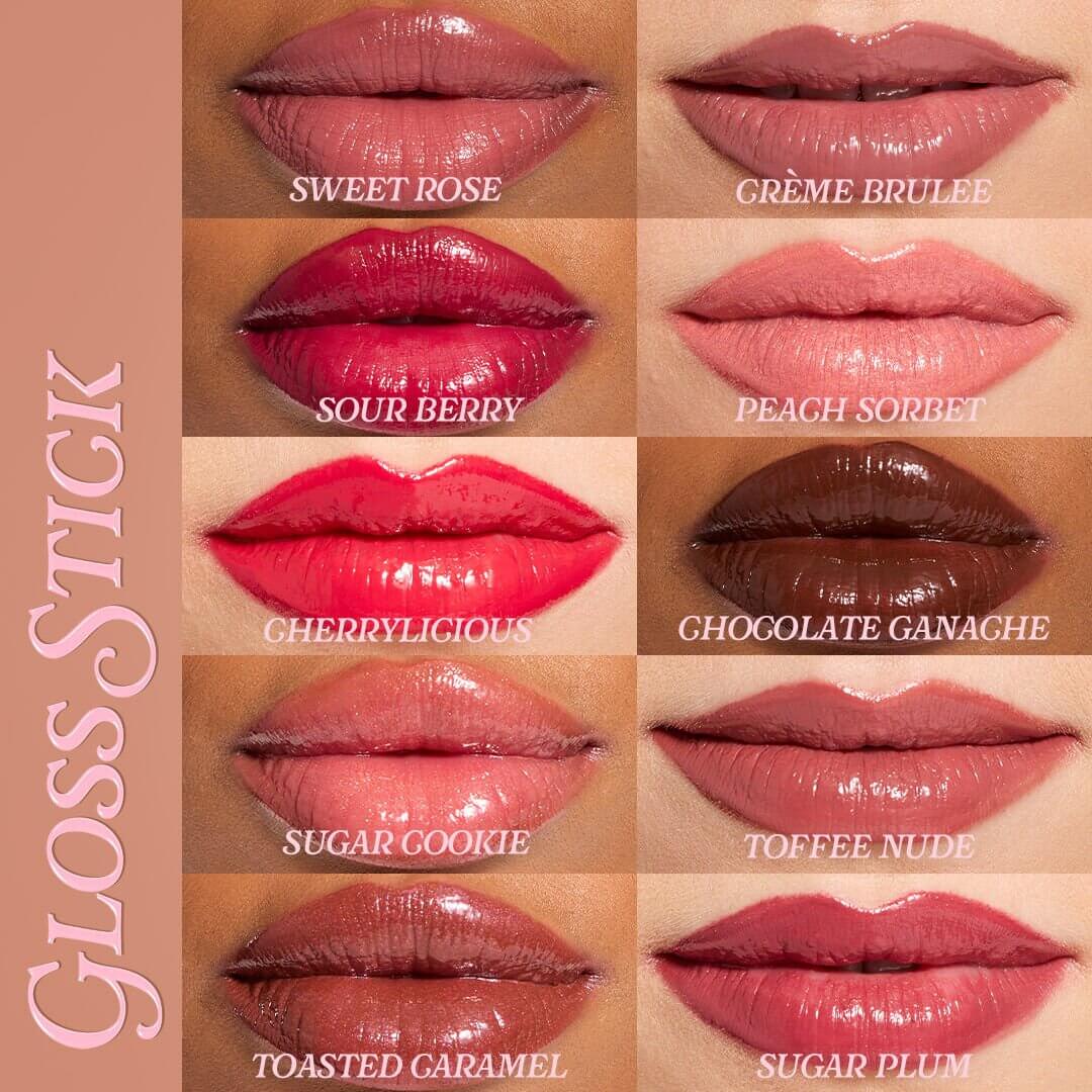Revolution Pout Lip Gloss Stick Shimmer Toasted Caramel