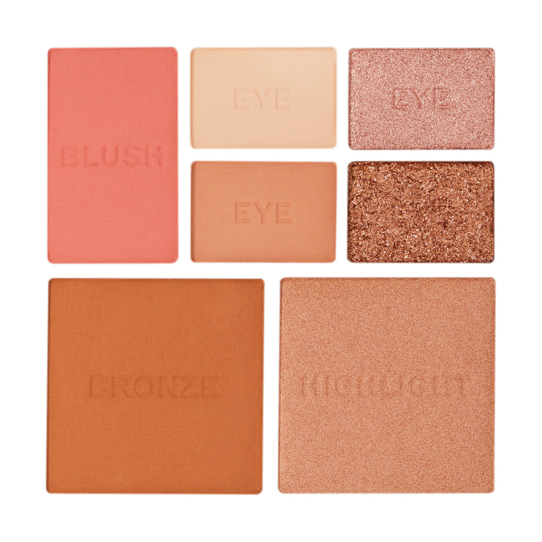 Revolution Pro True Love Eye & Cheek Palette Light-Medium