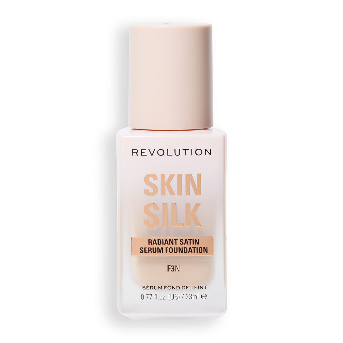 Revolution Skin Silk Radiant Satin Serum Foundation F3N 23ml