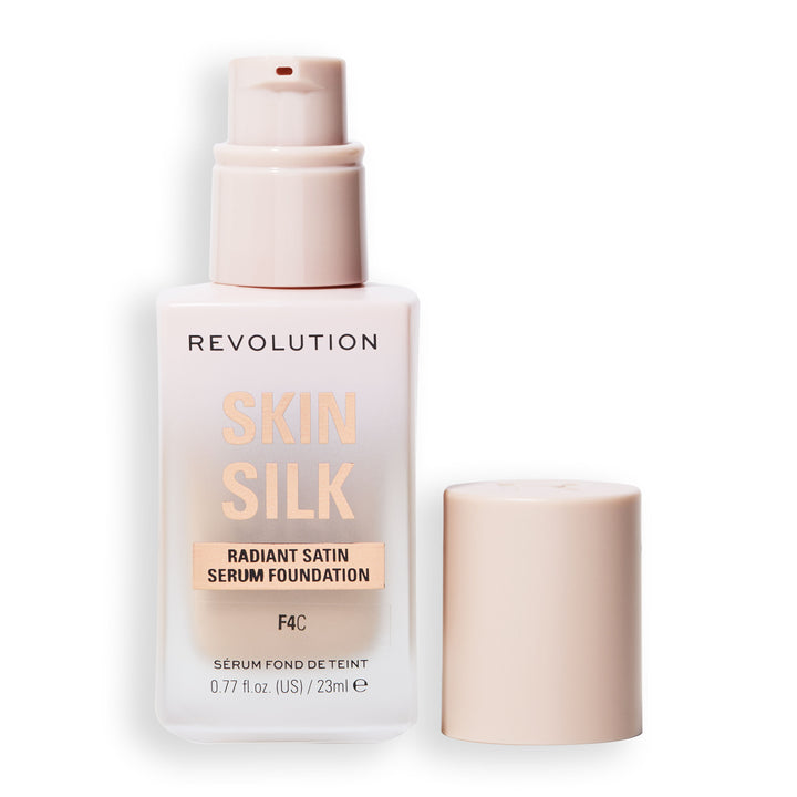 Revolution Skin Silk Radiant Satin Serum Foundation F4C 23ml