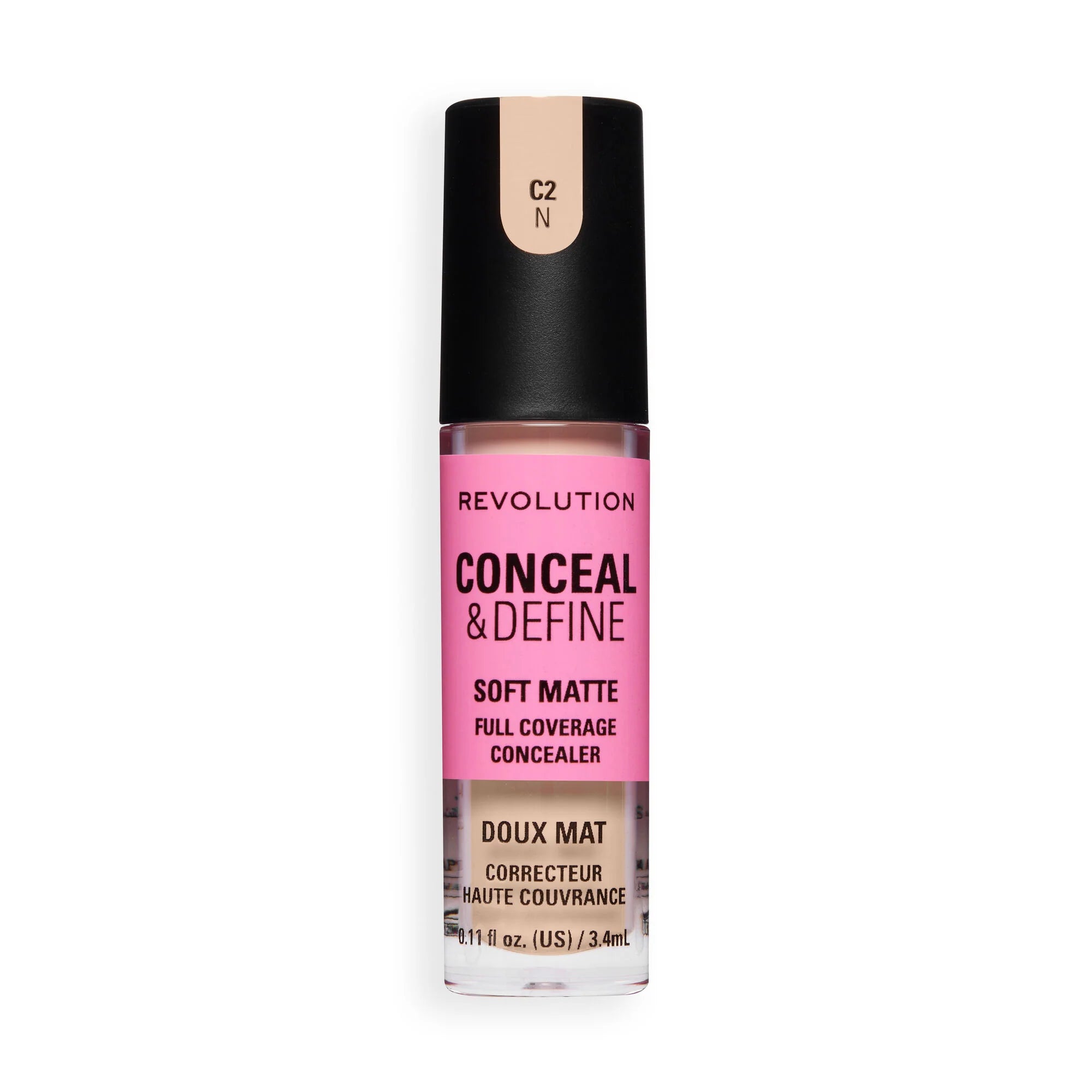 Revolution Conceal And Define Full Coverage Concealer C2N 3.4ml