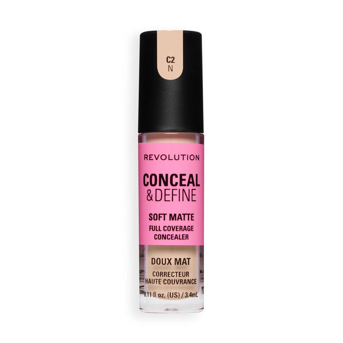 Revolution Conceal And Define Full Coverage Concealer C2N 3.4ml