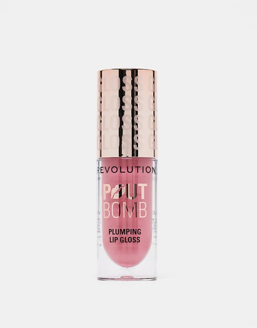 Revolution Pout Bomb Plumping Gloss Kiss Baby Pink