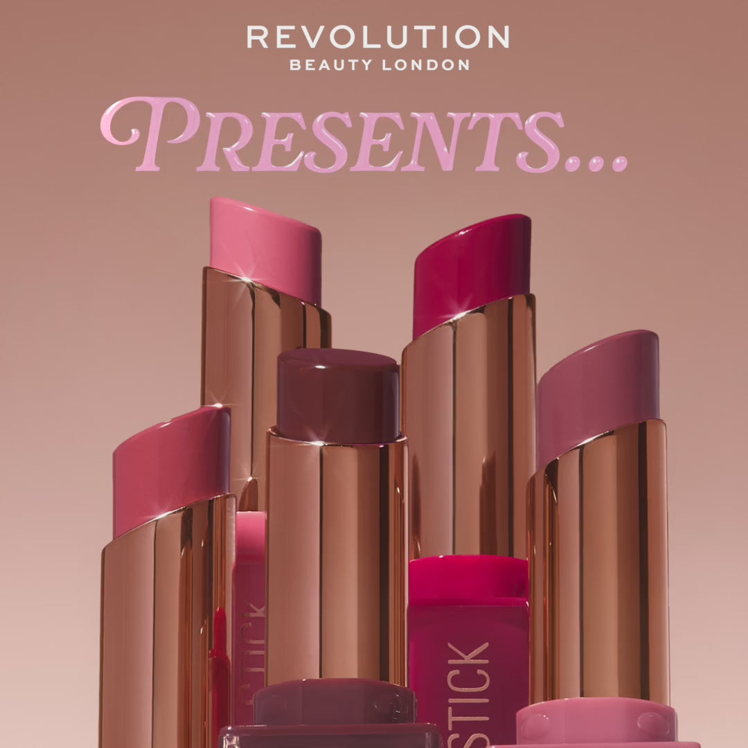 Revolution Pout Lip Gloss Stick Creme Brulee Mauve
