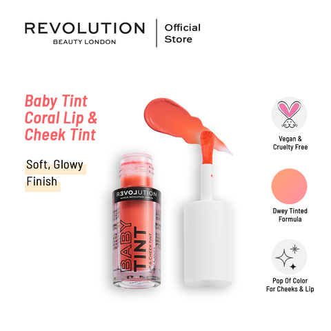 Relove By Revolution Baby Tint Coral Lip & Cheek Tint