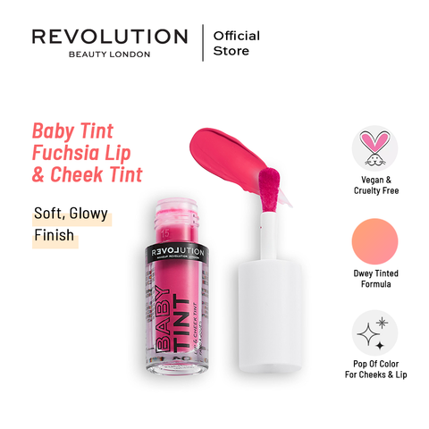 Relove By Revolution Baby Tint Fuchsia Lip & Cheek Tint