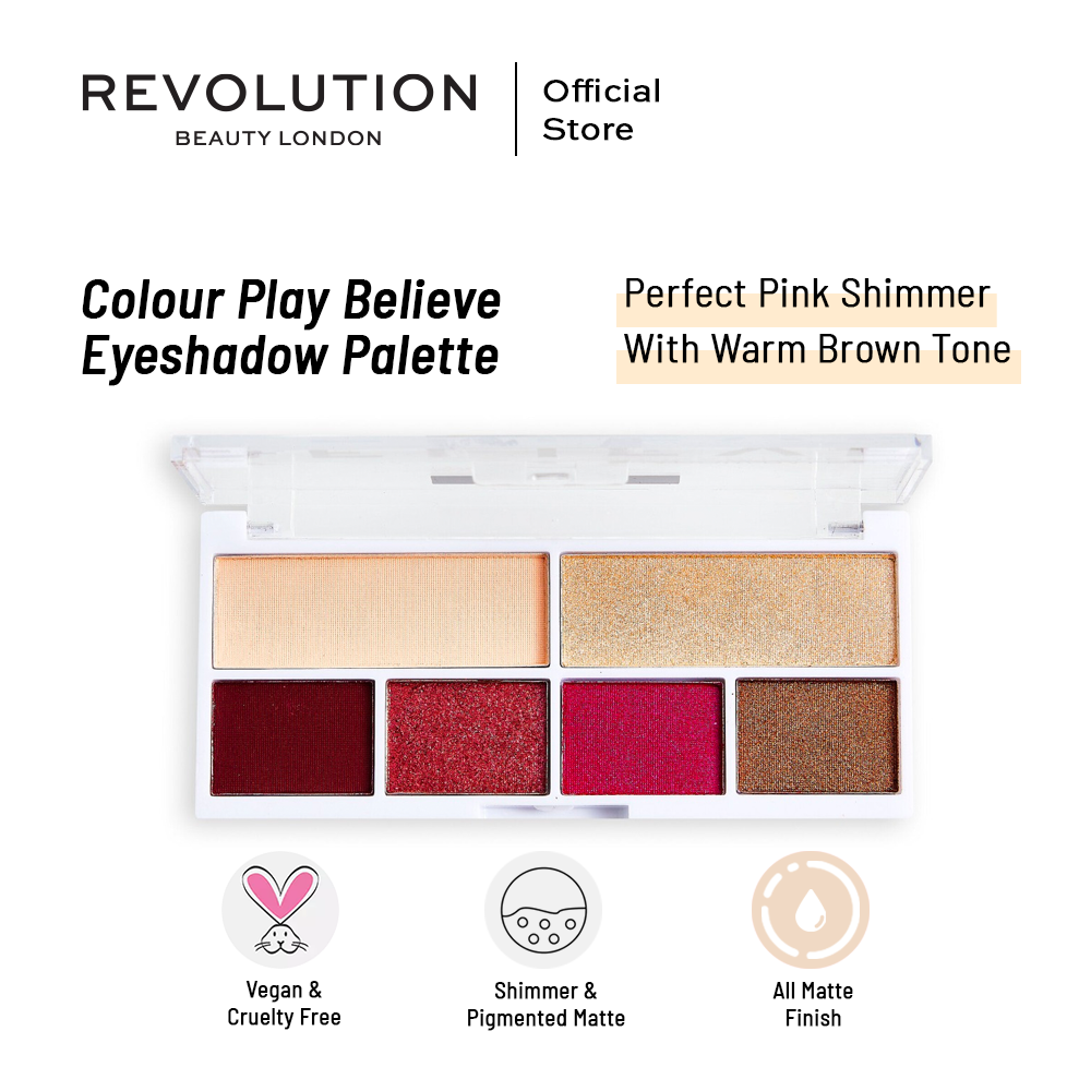 Relove By Revolution Colour Play Believe Eyeshadow Palette